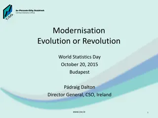 Modernisation Activities and Challenges: A European Perspective