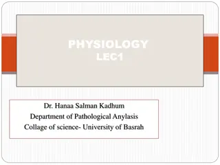 Overview of Human Physiology and Body Systems