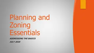 Addressing Planning and Zoning Basics