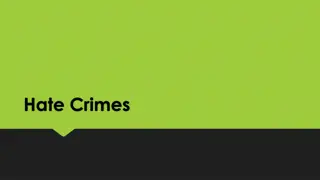 Hate Crimes and Federal Protection