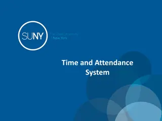 Overview of Monthly Time and Attendance System for Employees