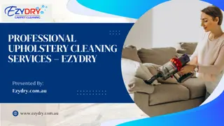 Professional Upholstery Cleaning Services – EzyDry