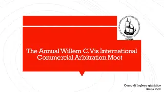 Overview of Willem C. Vis International Commercial Arbitration Moot