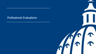 Professional Evaluations in Project Management