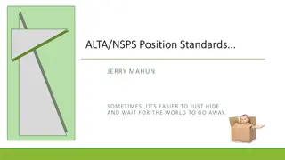ALTA/NSPS Position Standards