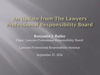 Lawyers Professional Responsibility Board Overview