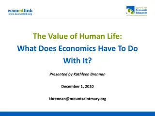 The Value of Human Life: A Look at Economics