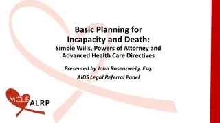 Essential Estate Planning: Simple Wills, Powers of Attorney & Health Directives