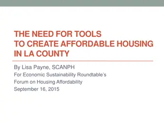 Tools for Affordable Housing in LA County