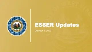 ESSER Updates - October 5, 2023