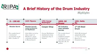 History of Drum Industry: Evolution & Achievements