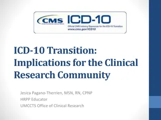 ICD-10 Transition Implications for Clinical Research