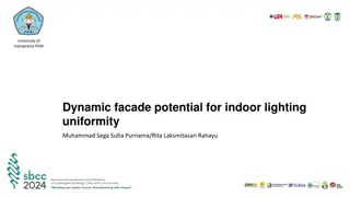 Dynamic Facade Potential for Indoor Lighting Uniformity Research