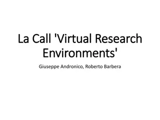Developing Virtual Research Environments for Interdisciplinary Communities