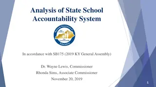 Analysis of State School Accountability System in KY