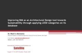 Enhancing BIM for Sustainable Architectural Design with LEED Categories