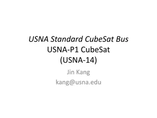 USNA Standard CubeSat Bus Project Overview