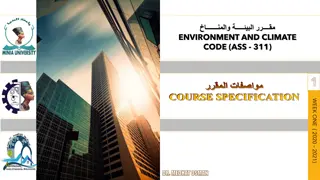 Environmental Factors in Architectural Design