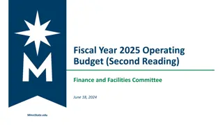Fiscal Year 2025 Operating Budget Summary