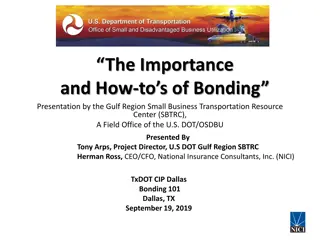 Importance of Bonding Presentation in Small Business Transportation