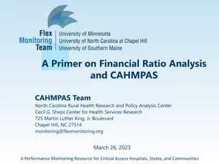 Financial Ratio Analysis and Performance Monitoring
