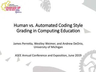 Automated Coding Style Grading in Computing Education
