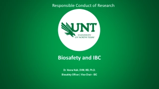 Biosafety and IBC - Understanding Research Conduct and Safety Measures
