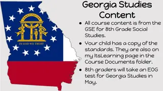 Georgia Studies 8th Grade Curriculum Overview