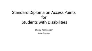 Access Points in Special Education