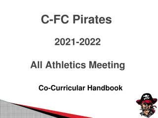 Co-Curricular Handbook for C-FC Pirates 2021-2022 Athletics