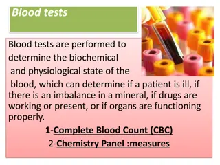 Blood Tests: Importance and Types