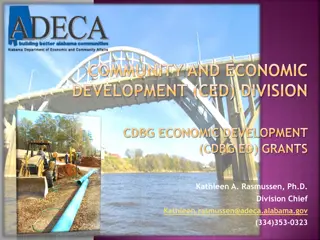 ADECA CDBG Economic Development Grants