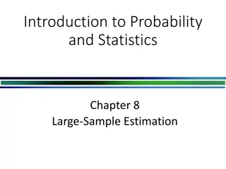 Large-Sample Estimation in Probability and Statistics