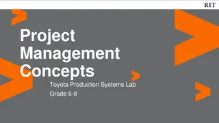 Toyota Production Systems Lab for Grades 6-8