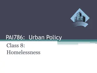 Urban Policy Class on Homelessness Analysis