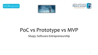 PoC vs Prototype vs MVP in Software Entrepreneurship