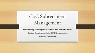 Subrecipient Management Compliance Guidelines
