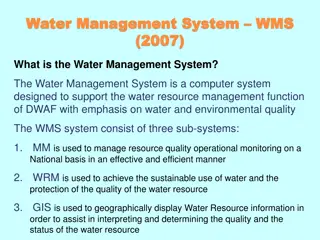 Water Management System Overview