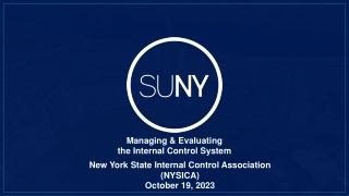 Effective Internal Control Program in New York State