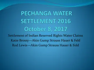 Pechanga Water Settlement: History & Implementation