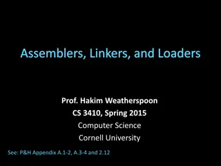 Assemblers, Linkers, and Loaders in Computer Science