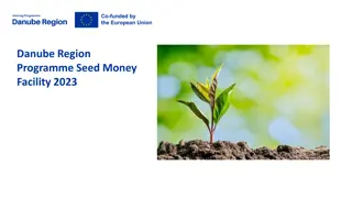Danube Region Programme Seed Money Facility 2023