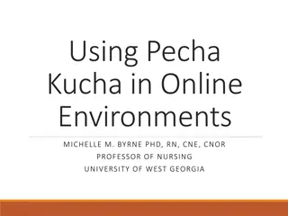 Using Pecha Kucha in Online Learning