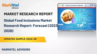 Global Food Inclusions Market Research Report: Forecast (2023-2028)