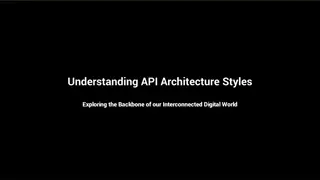 API Architecture Styles - Backbone of Digital World