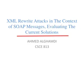 Evaluating Current Solutions for XML Rewrite Attacks in SOAP Messages
