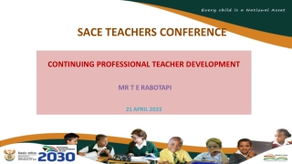SACE Teachers Conference: Enhancing Professional Development in Education