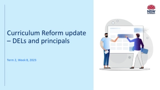 Curriculum Reform update