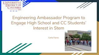 Engaging High School & CC Students in STEM