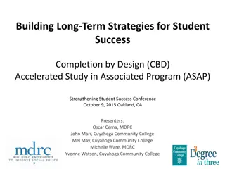 Long-Term Strategies for Student Success: Completion by Design Conference Highlights